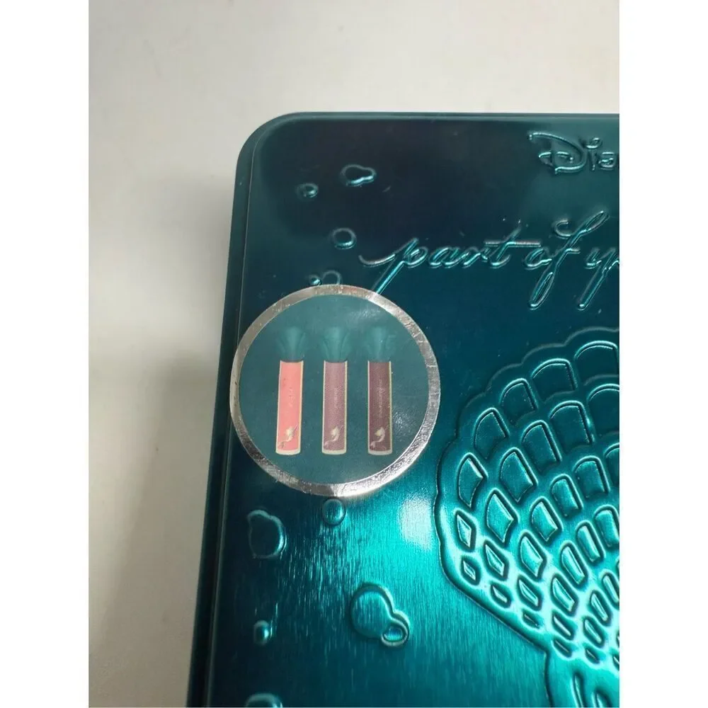 NWOT Disney’s Little Mermaid “Part Of Your World” Lip Gloss Collection in Tin